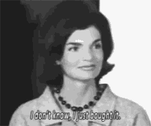Jackie Kennedy in primo piano
