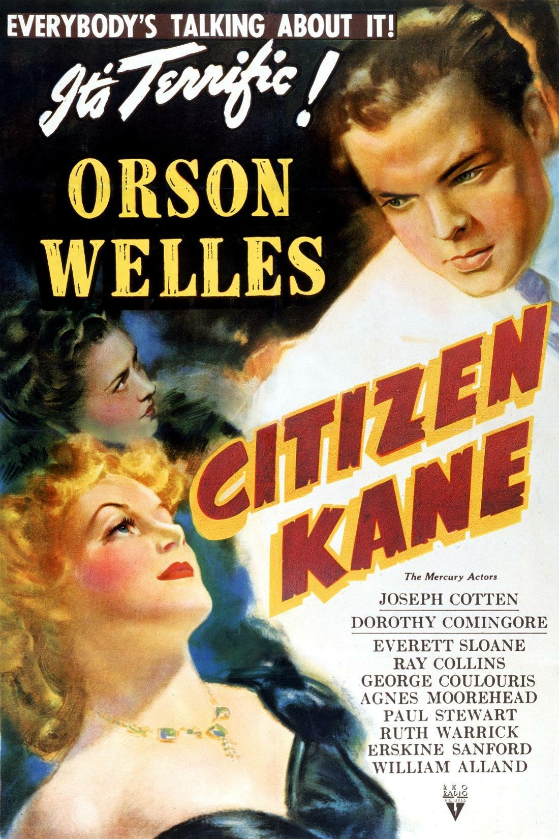 Il poster originale di Quarto Potere (Citizen Kane)
