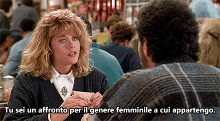 Clicca per vedere l'immagine originale Una scena di Harry ti presento Sally