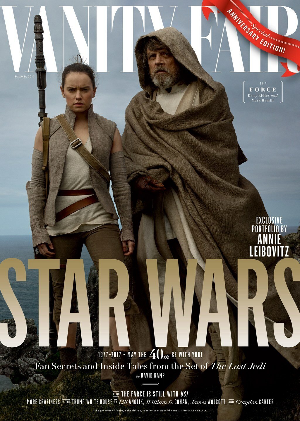 Vanity Fair: la copertina con Rey e Luke
