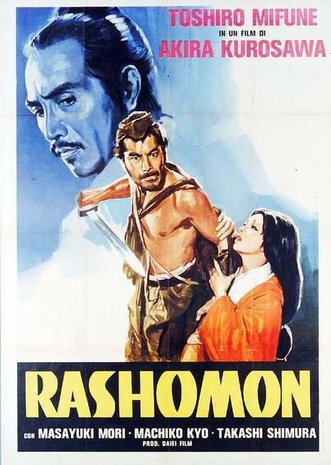 Il poster italiano di Rashomon