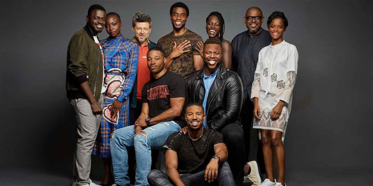Il cast di Black Panther fuori dal set