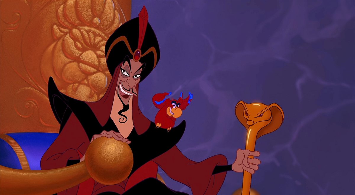 Jafar in una scena di Alladin