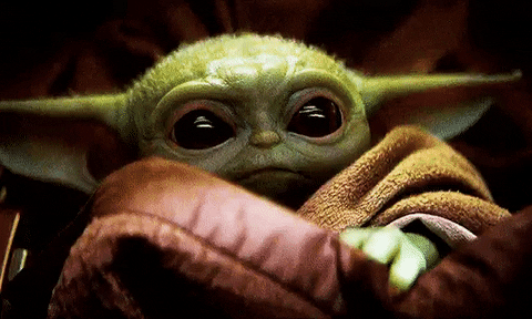 La tenera gif di Baby Yoda