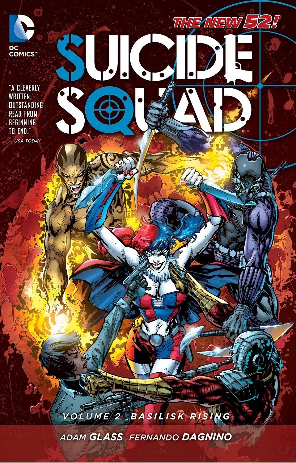 Copertina USA Suicide Squad Volune 2 - Basilisk Rising (The New 52)