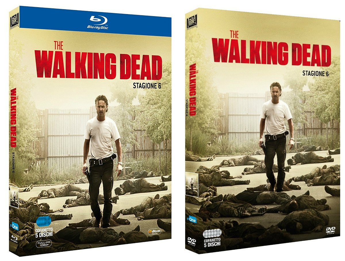 Le cover italiane dell'edizione home video della sesta stagione di The Walking Dead