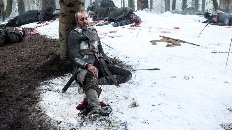 Game of Thrones: un'immagine di Stannis