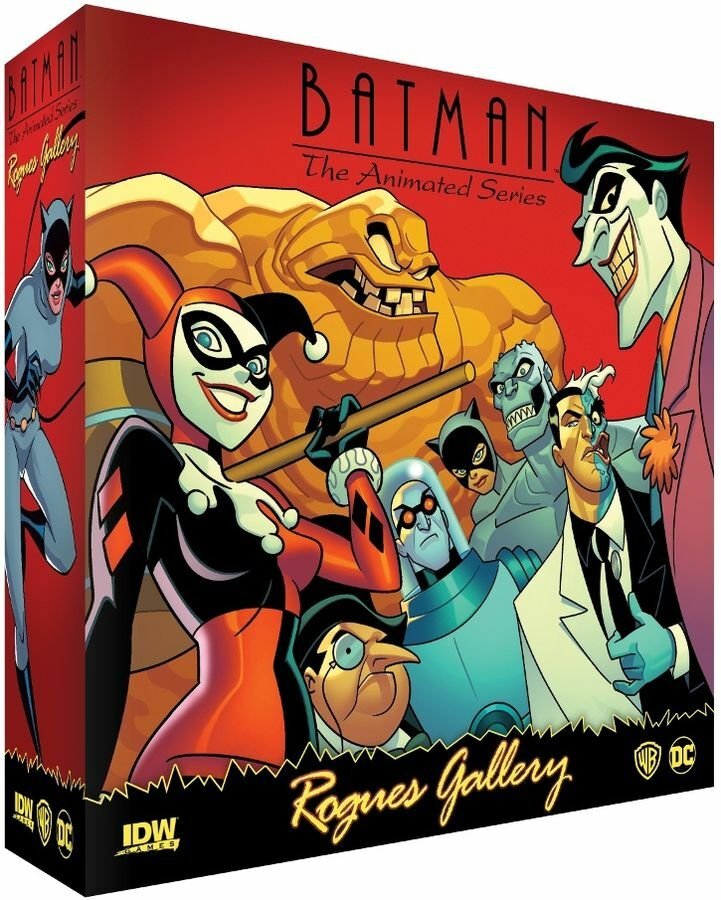 Il box del gioco da tavolo Batman The Animated Series: Rogues Gallery