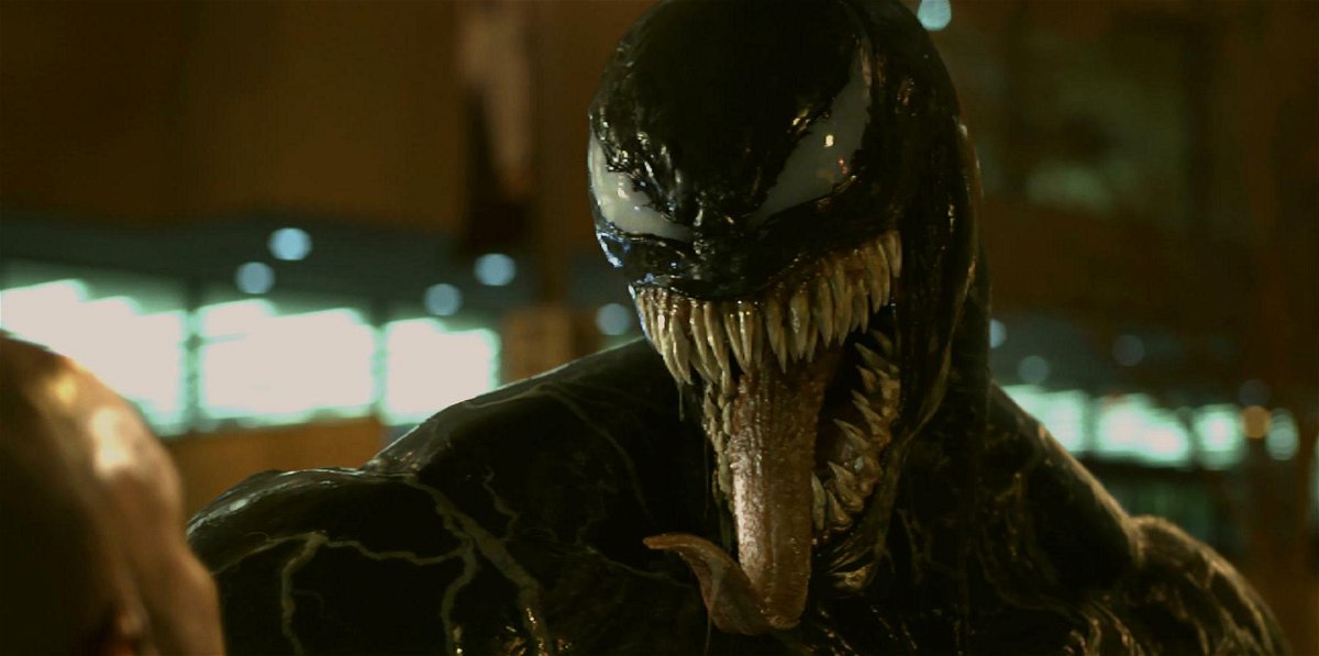 Venom si mostra nel film