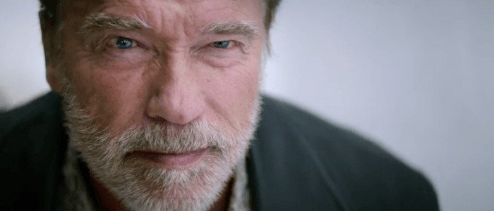 Arnold Schwarzenegger in primo piano