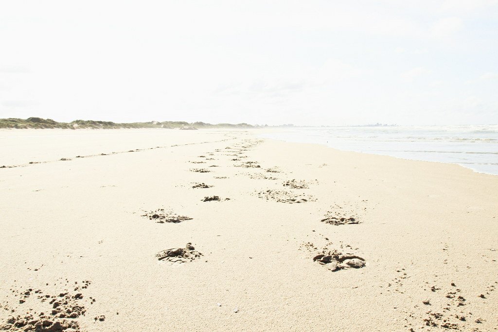 La distesa di sabbia della spiaggia di Dunkerque
