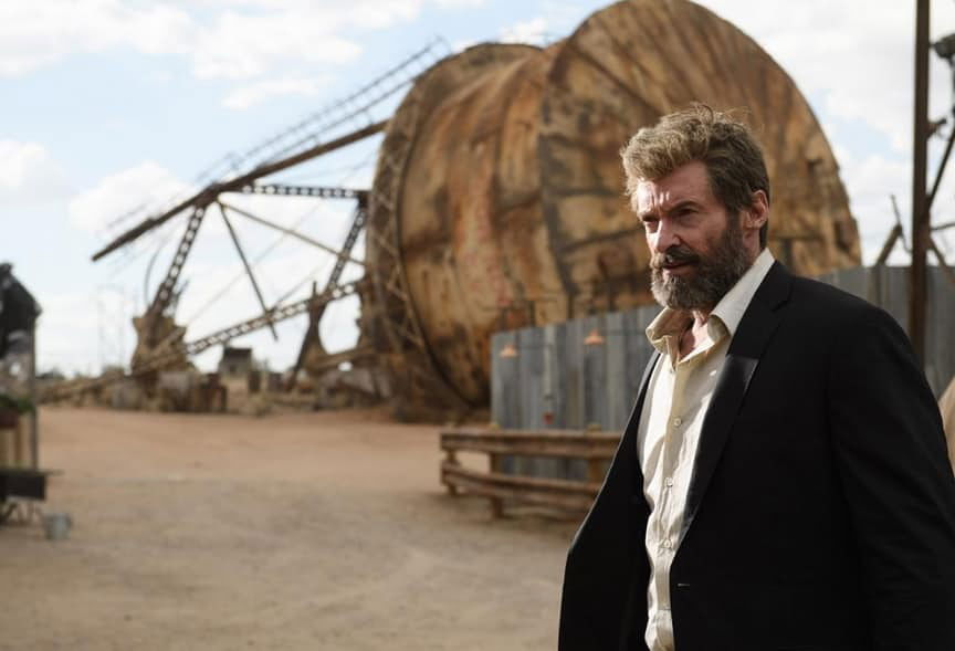 Un'immagine con Hugh Jackman nei panni di Wolverine nel film Logan - The Wolverin