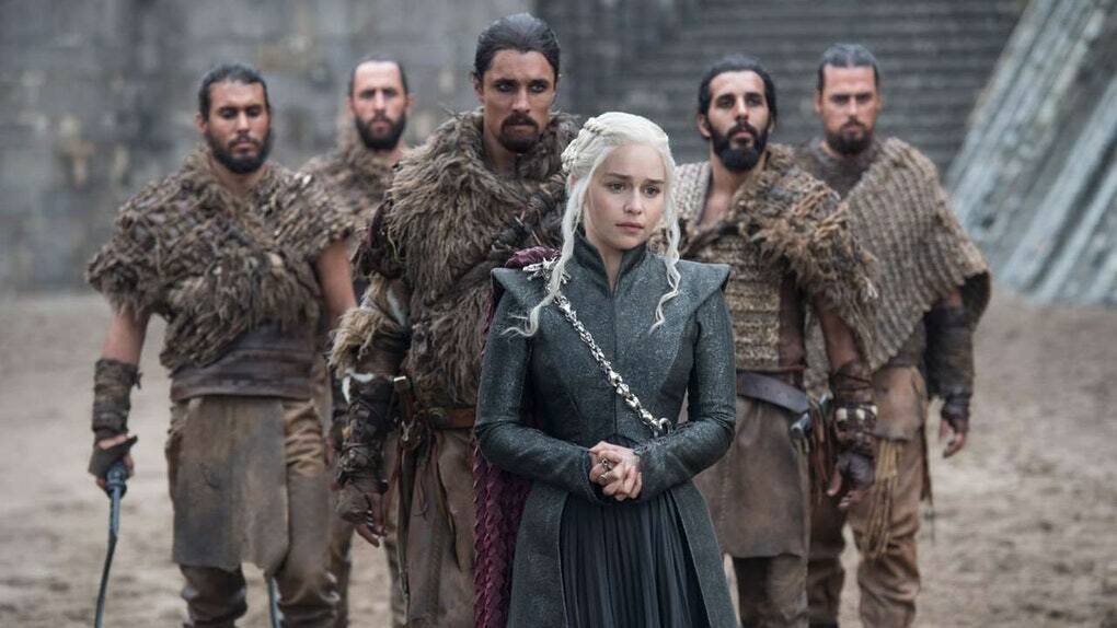 I guerrieri Dothraki a protezione di Daenerys Targaryen 