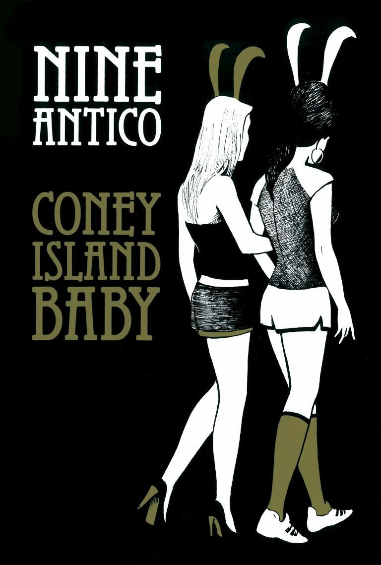 la cover del nuovo fumetto di Nine Antico su Bettie Page e Linda Lovelace