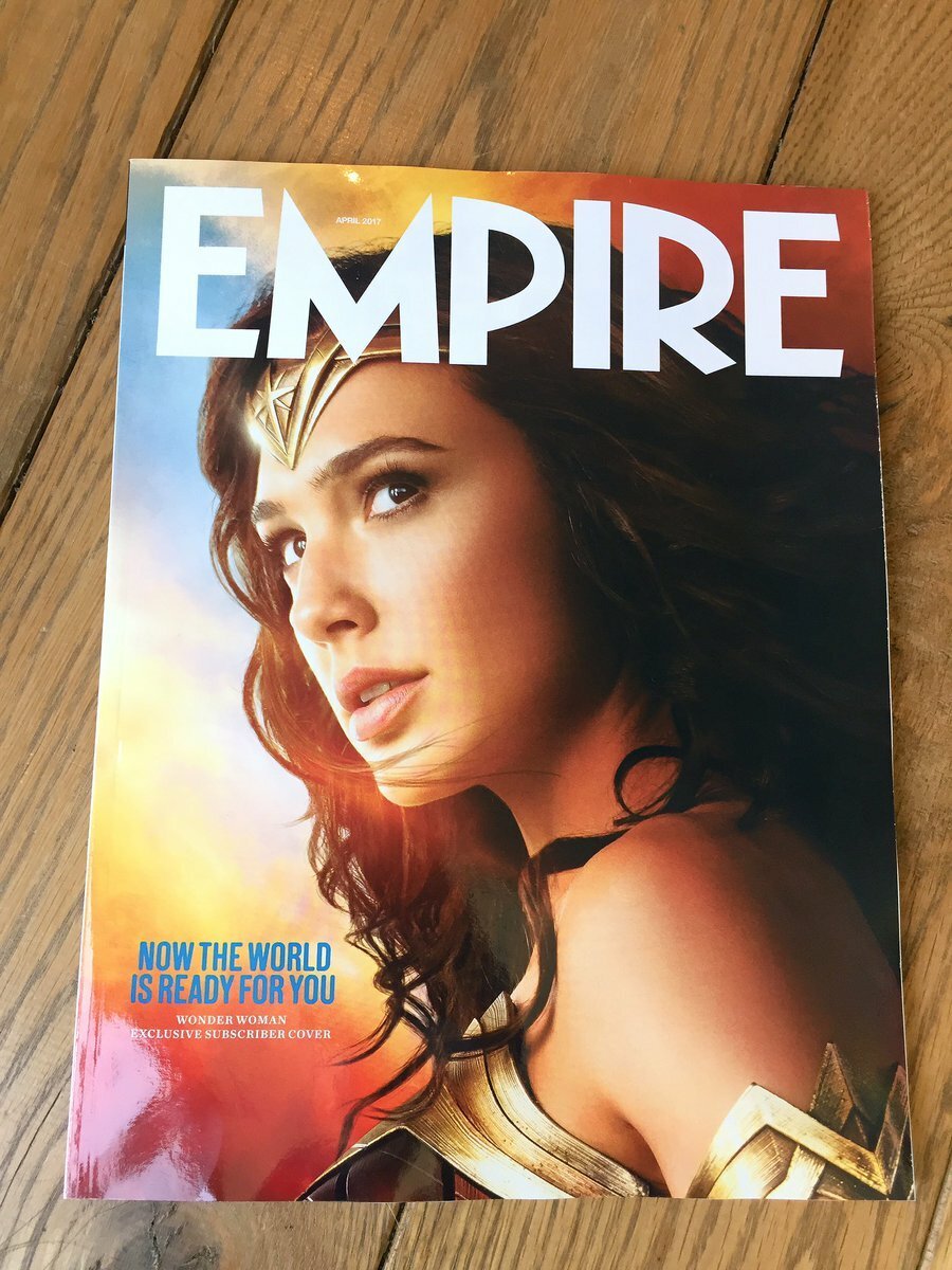 La cover di Empire per gli abbonati con Wonder Woman