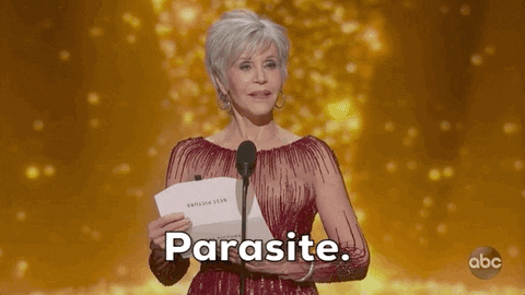 Jane Fonda annuncia la vittoria di Parasite