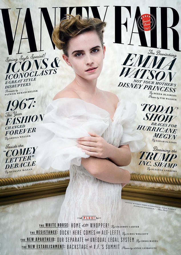 Emma Watson sulla copertina di Vanity Fair