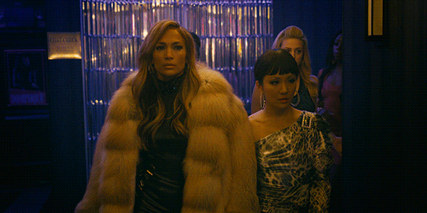 Jennifer Lopez in una scena di Hustlers