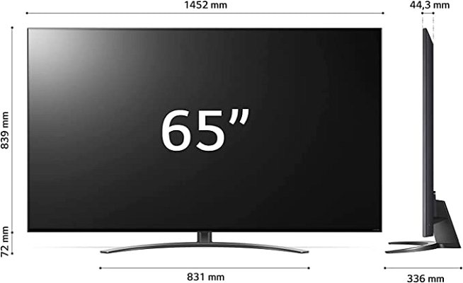 Smart TV LG QNED da 65" 2