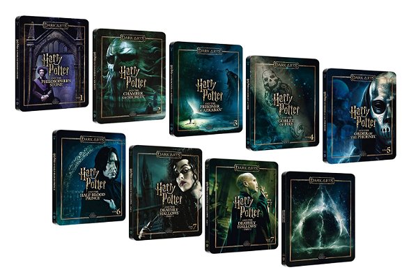 Harry Potter saga completa steelbook Dark Arts 2