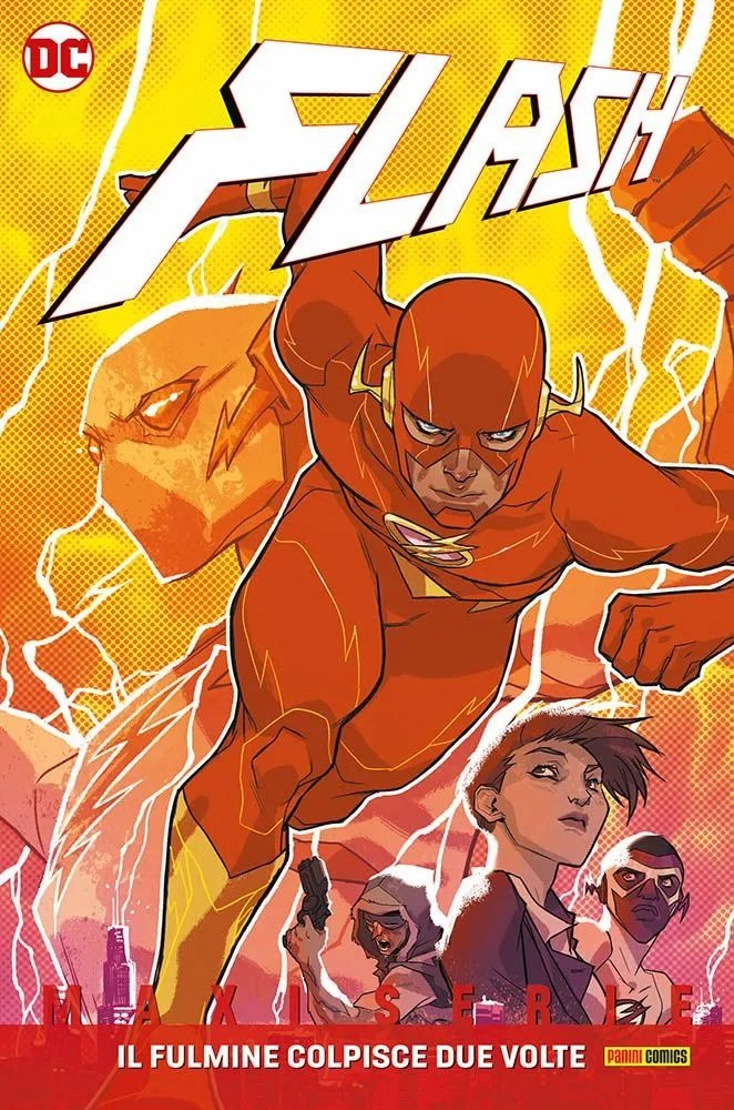 La copertina del volume Panini DC Italia Flash - Il Fulmine Colpisce due Volte