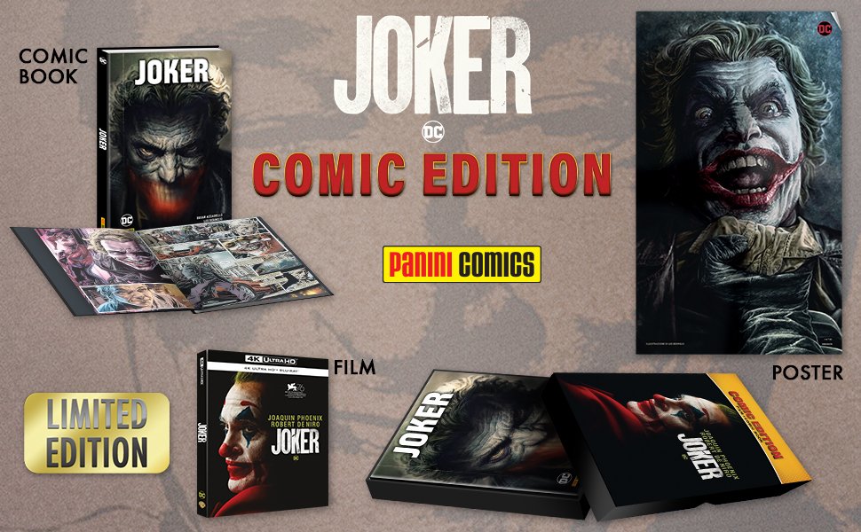 Il contenuto del cofanetto Comic Edition di Joker