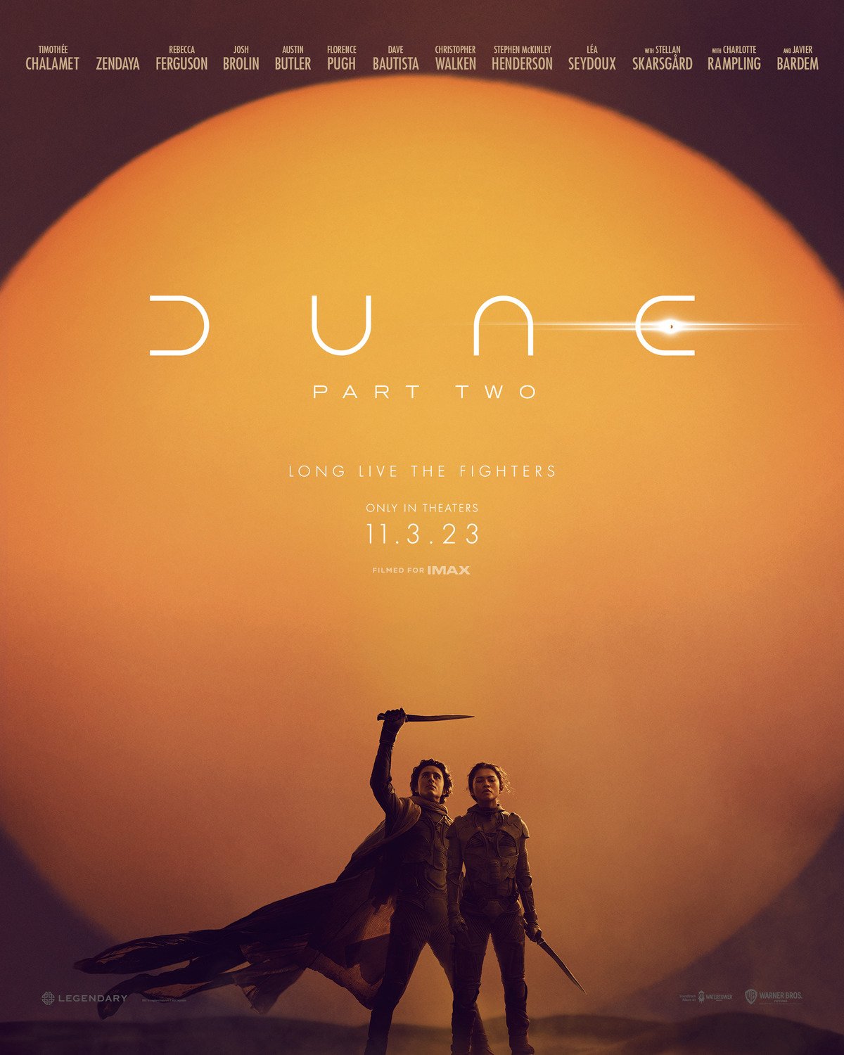 Dune Parte II - il poster con Timothée Chalamet