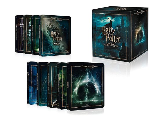 Harry Potter saga completa steelbook Dark Arts 1