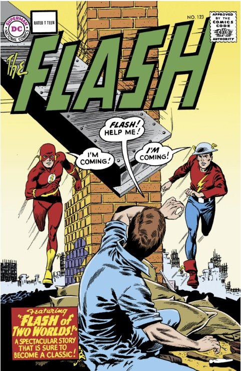 La copertina originale di The Flash Volume 1 #123
