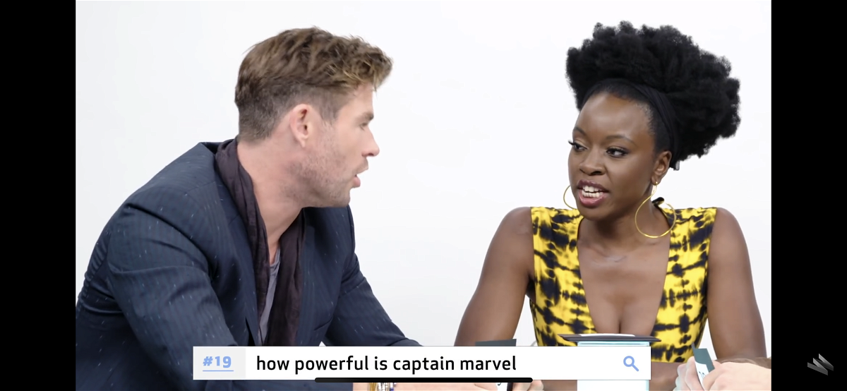 Danai e Chris sulla potenza di Captain Marvel