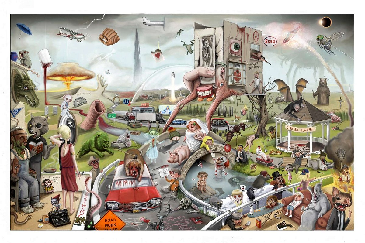 Il poster di Jordan Monstell pieno zeppo di riferimenti a Stephen King