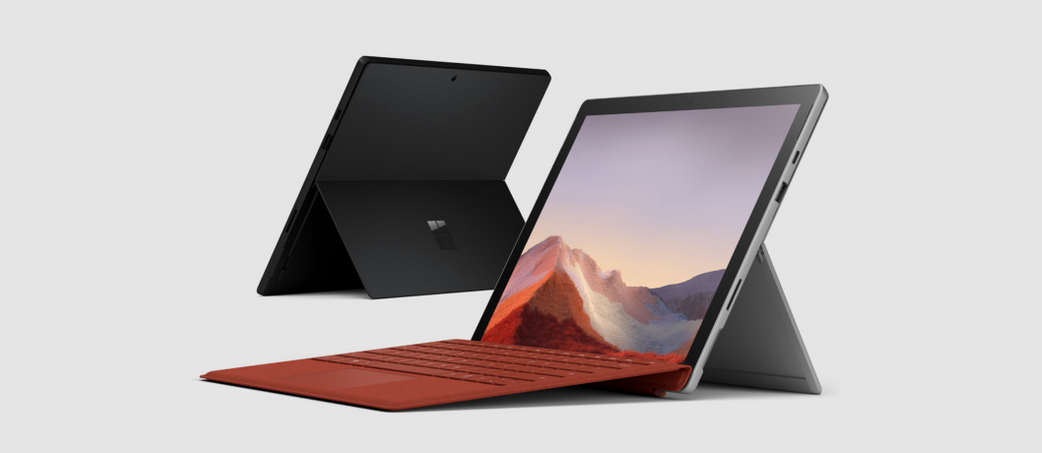 Immagine stampa di Surface Pro 7