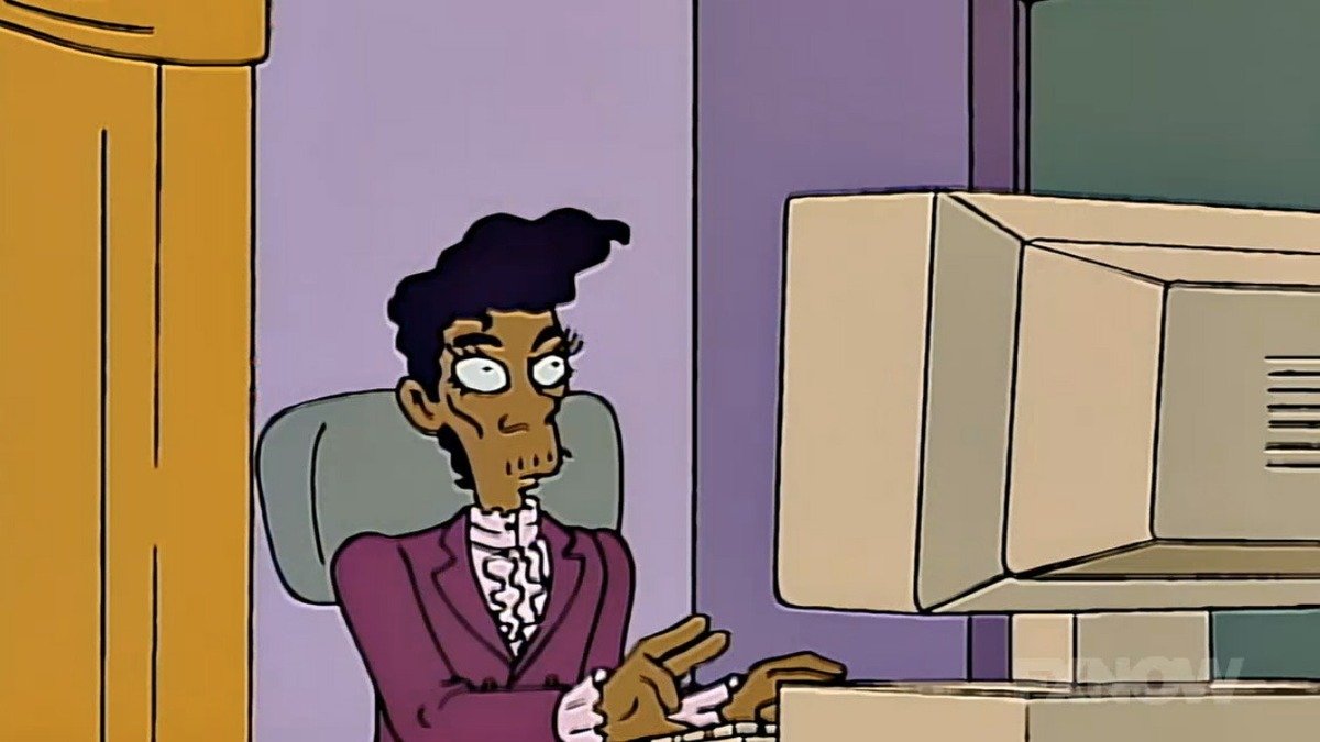 Prince in versione Simpson