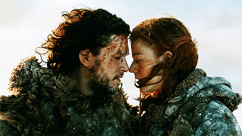 Jon Snow con il suo grande amore, Ygritte