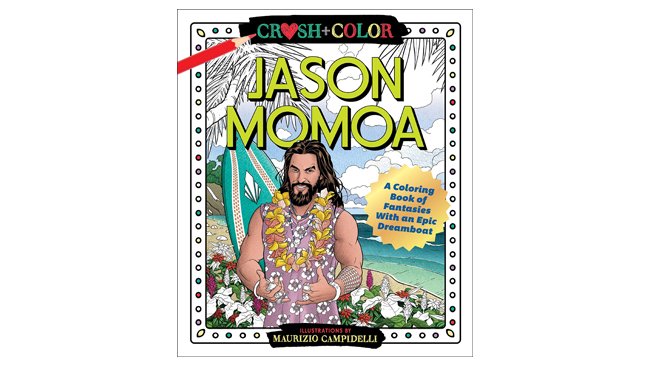  Crush and Colour: Jason Momoa - libro da colorare
