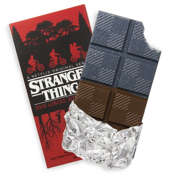 La barretta di cioccolato di Stranger Things che ricorda il sottosopra