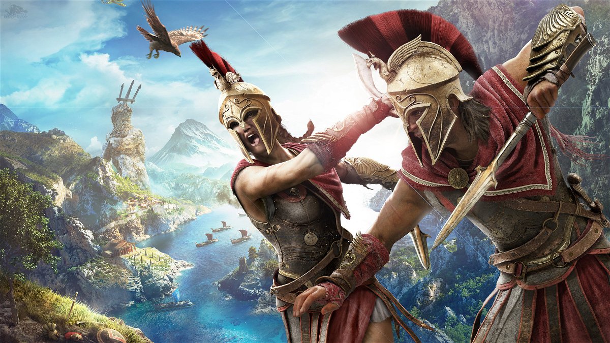 Kassandra e Alexios, protagonisti di Assassin's Creed Odyssey