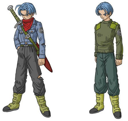 Il character design di Trunks del Futuro in Dragon Ball Super