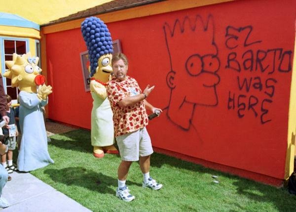Matt Groening vandalizza la casa dei Simpson