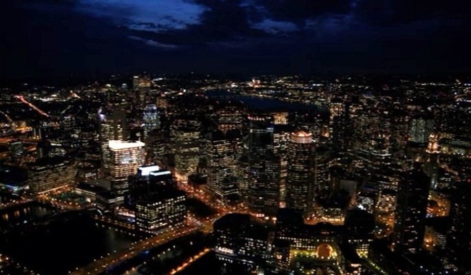 Starling City vista di notte
