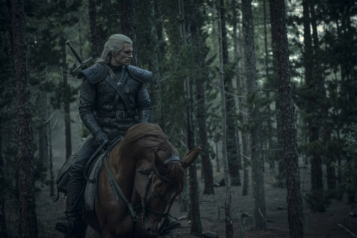 Geralt e Rutilia nella serie tv