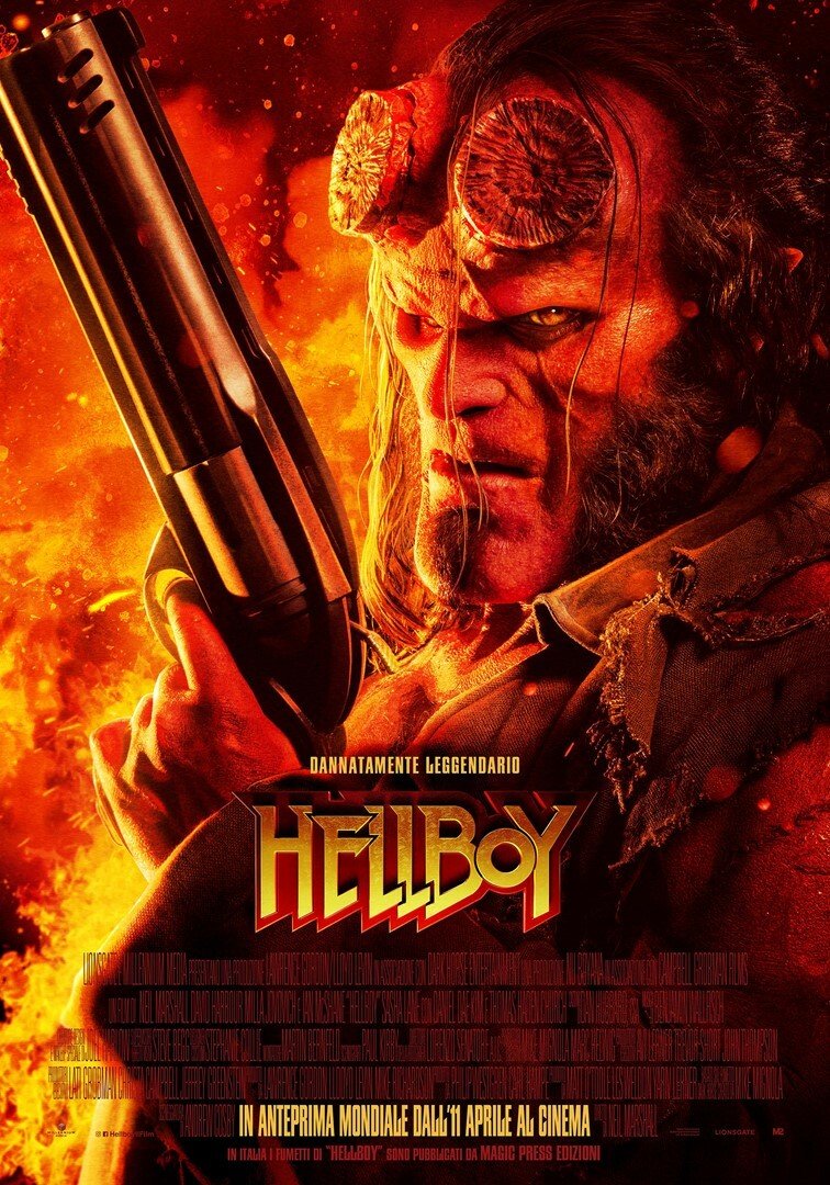Il poster di Hellboy