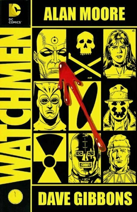 La copertina della nuova edizione deluxe di Watchmen mostra i volti dei supereroi protagonisti della graphic novel