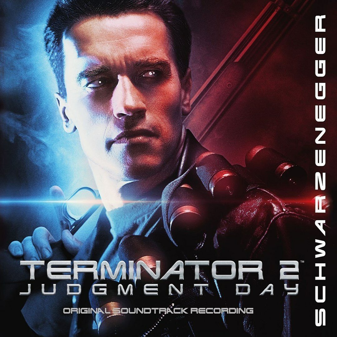 Copertina del CD contenente la colonna sonora di Terminator 2 - Il giorno del giudizio