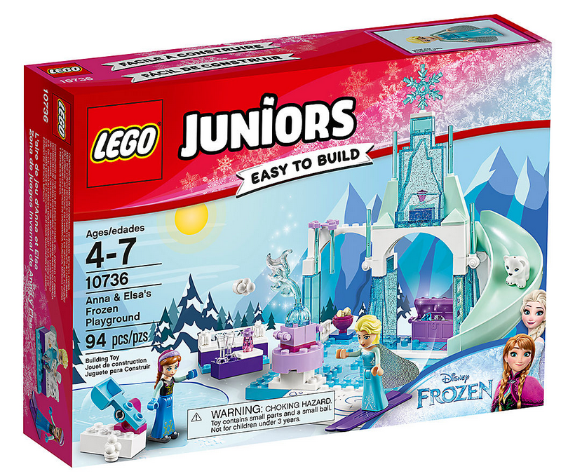 Dettagli del box del set LEGO Il castello di ghiaccio di Elsa e Anna