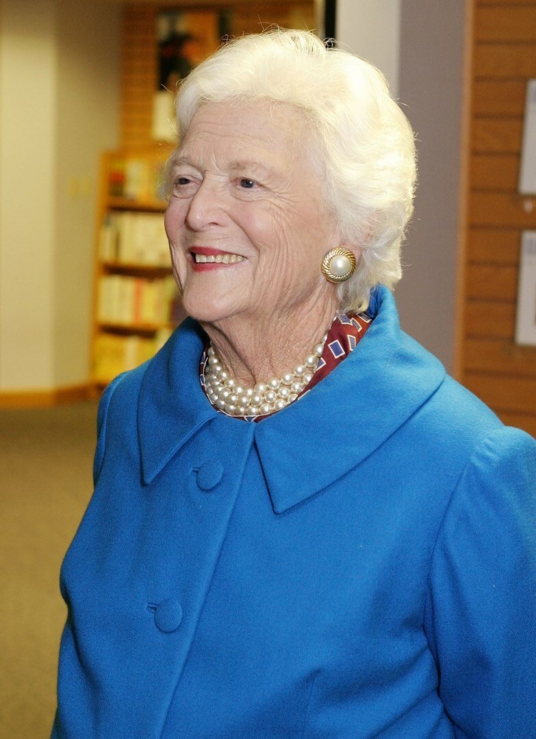 L'ex first lady Barbara Bush 