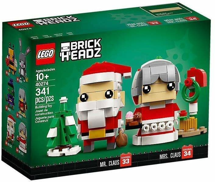 Babbo Natale e la Signora Natale nella collezione BockHeadz LEGO