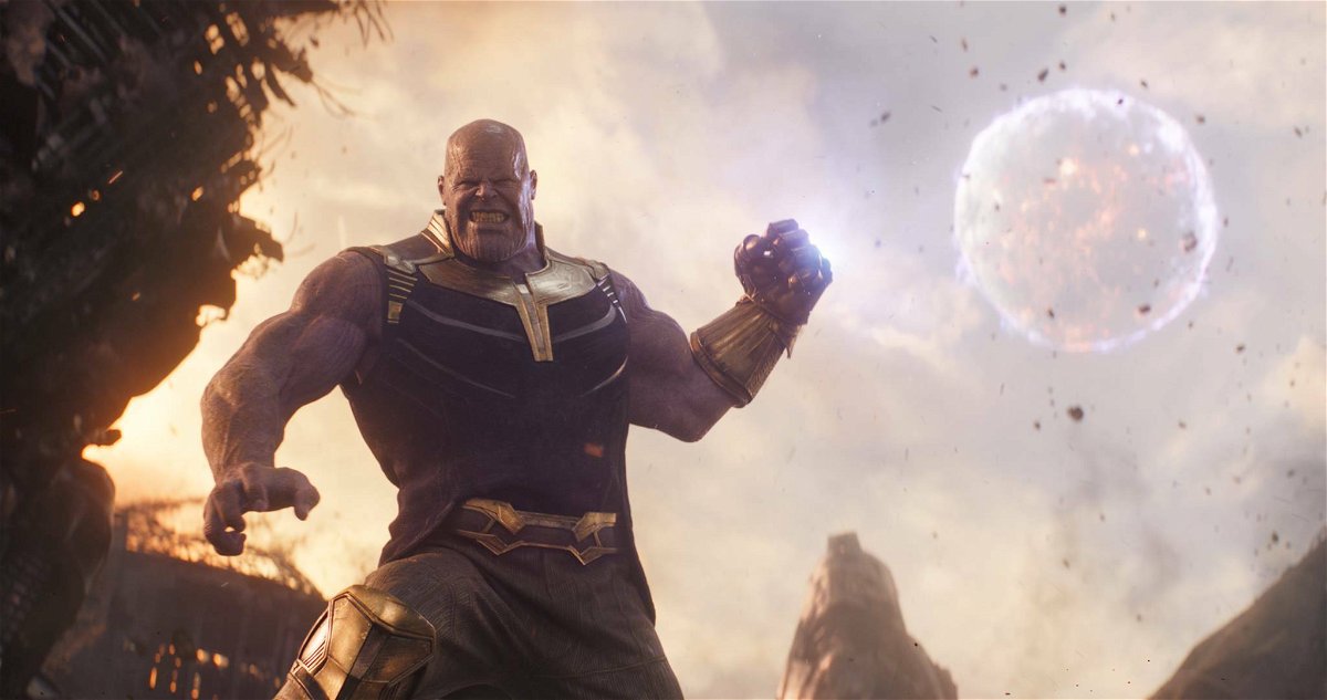 Thanos Avengers e il guanto dell'infinito