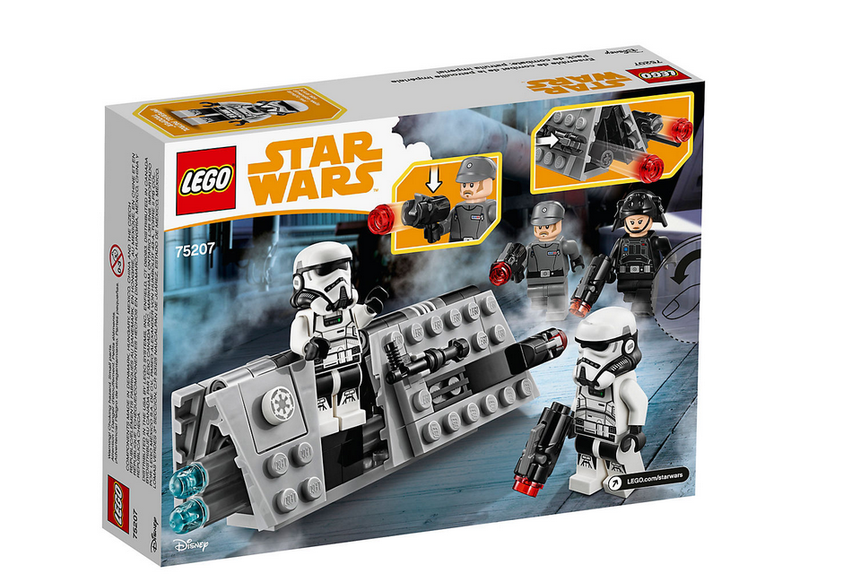 Dettagli sul box del set di LEGO Battle Pack Pattuglia imperiale
