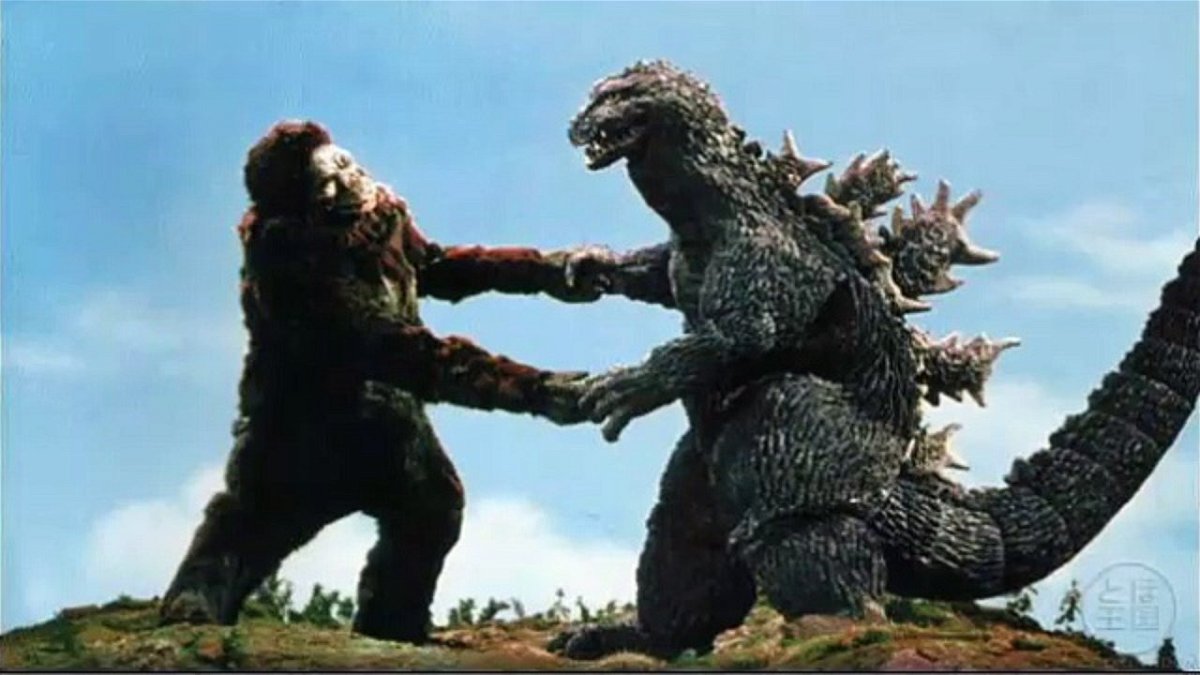 Un'immagine de Il trionfo di King Kong, un film del 1962 e secondo film della saga giapponese